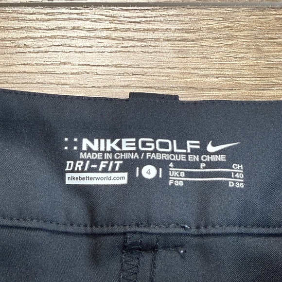 Nike Women's Dri-Fit Golf Skort, Black, size 4, Button Closure, Athletic - Picture 9 of 13